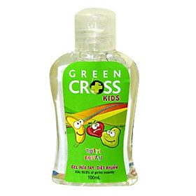 Gel Rửa Tay Khô Green Cross Hương Trái Cây Dành Cho Trẻ Em (100ml) - 8936027441064